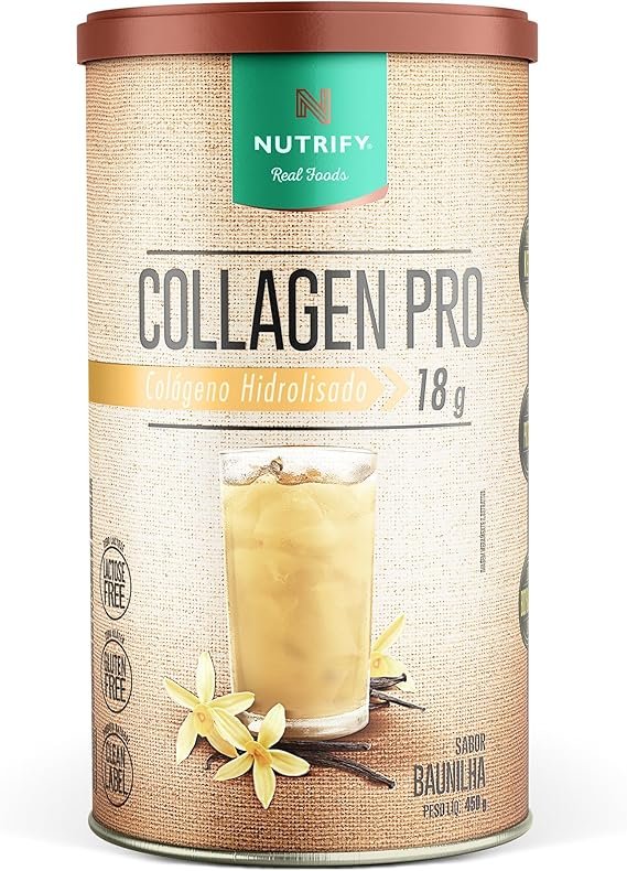 Nutrify - Colágeno Collagen Pro - Baunilha - 450g