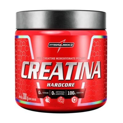 Creatina 100% Pura 300g Hardcore