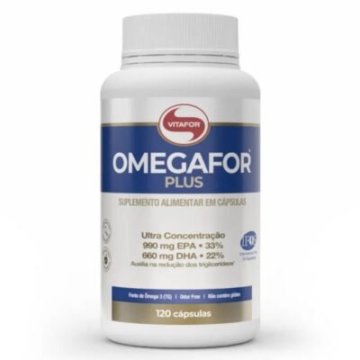 Omegafor Plus 1000mg 240 Cápsulas - Vitafor